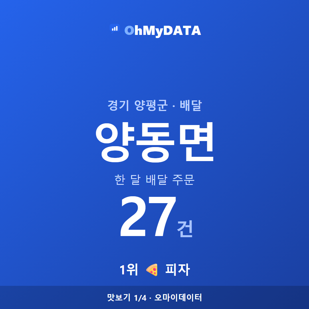 양동면 맛보기 1/4