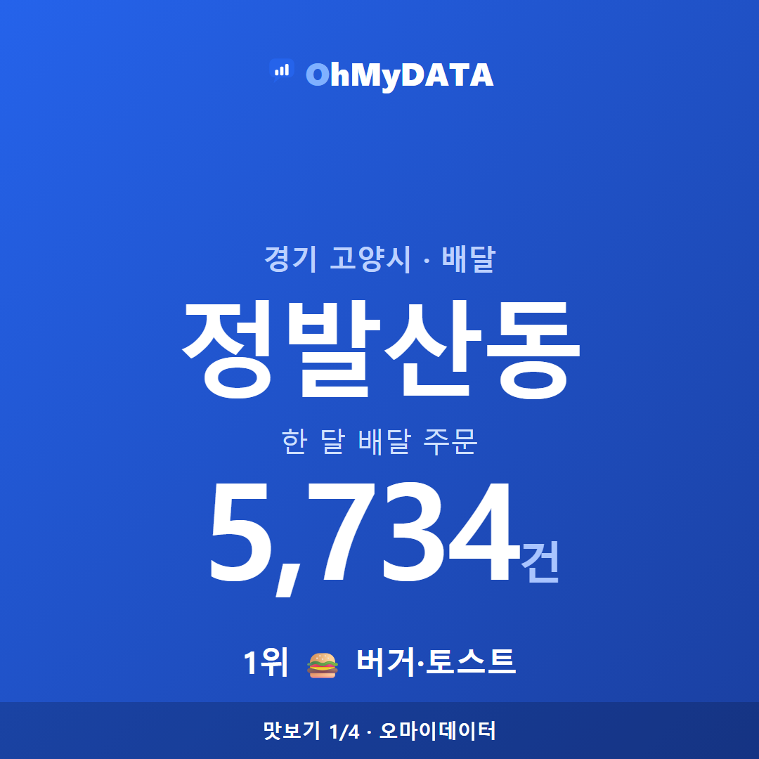 정발산동 맛보기 1/4