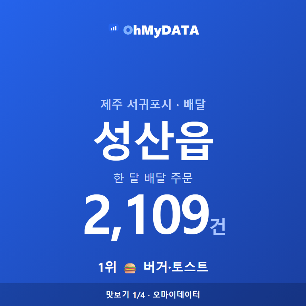 성산읍 맛보기 1/4