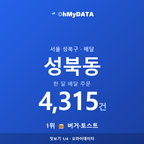 성북동 맛보기 1/4
