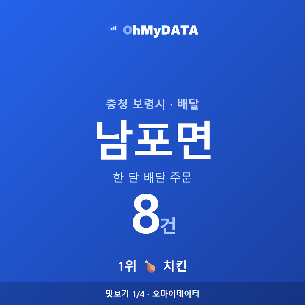 남포면 맛보기 1/4