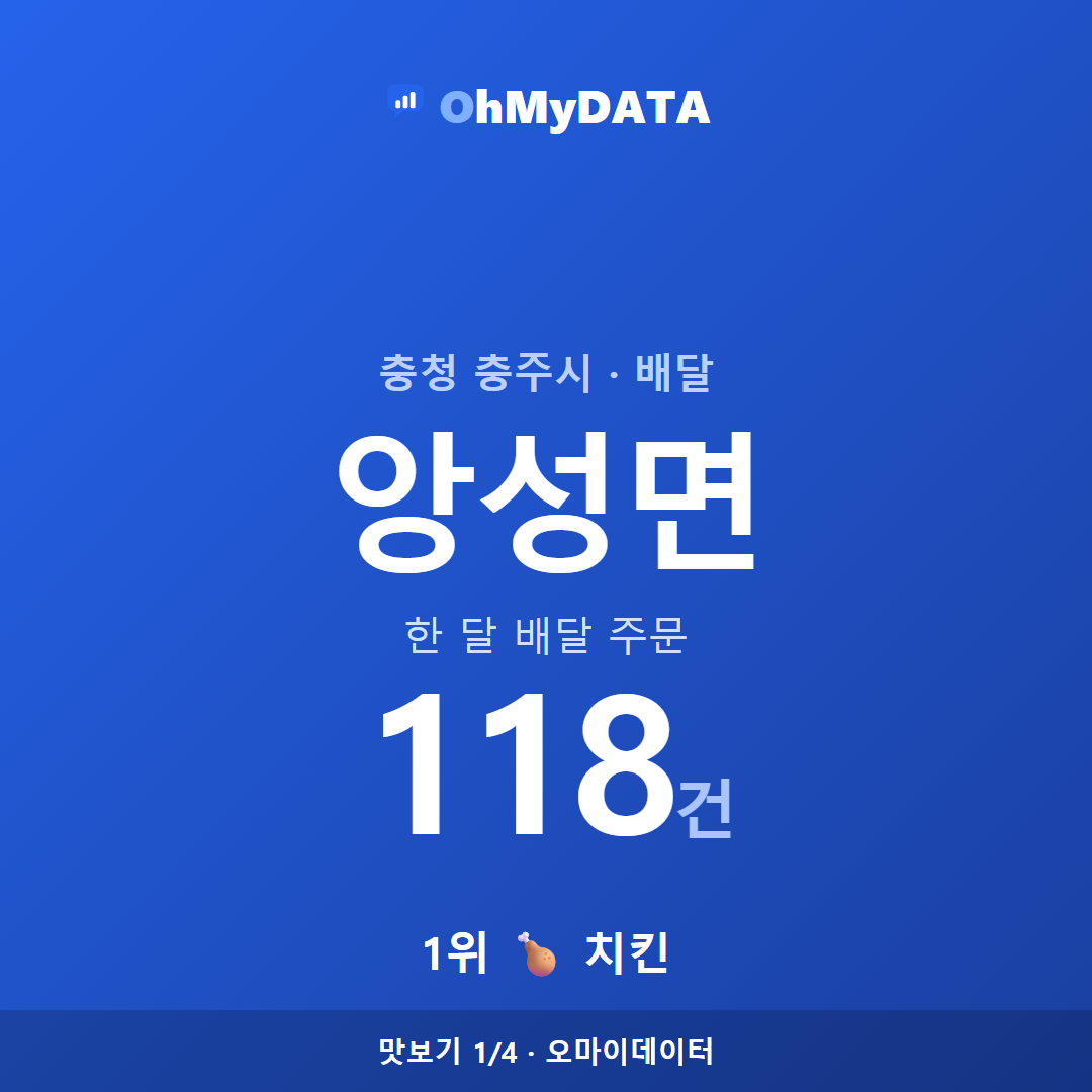 앙성면 맛보기 1/4