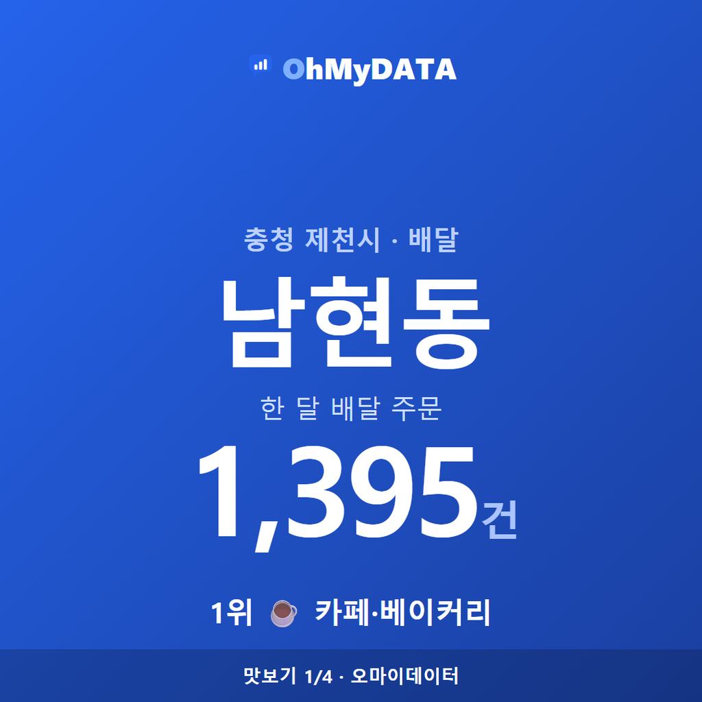 남현동 맛보기 1/4