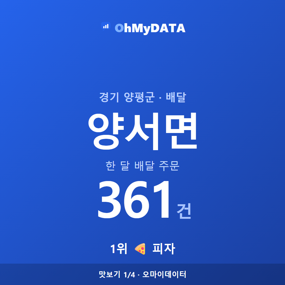 양서면 맛보기 1/4