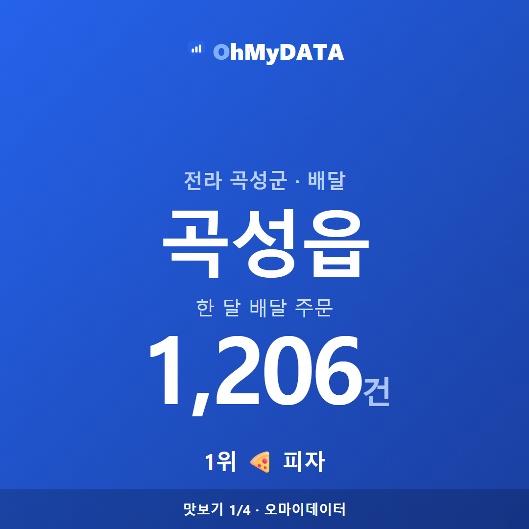 곡성읍 맛보기 1/4