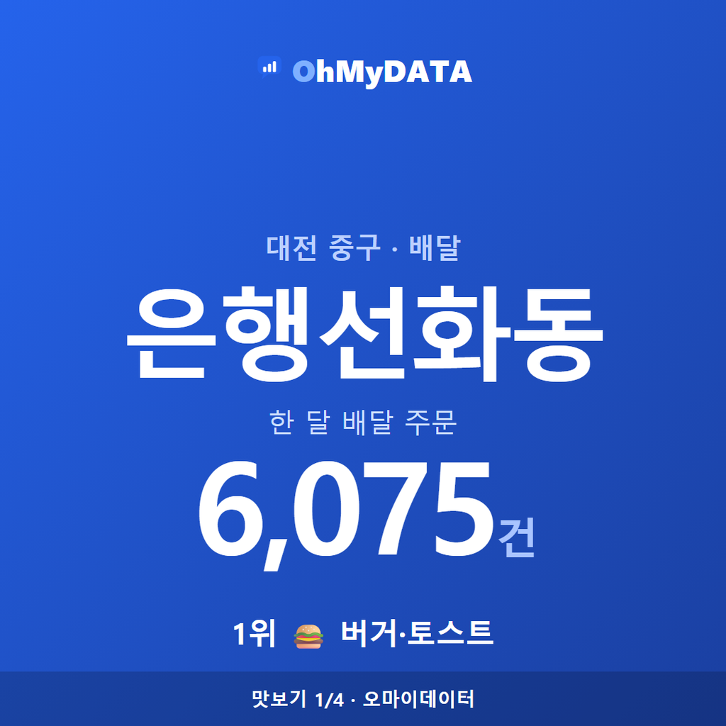은행선화동 맛보기 1/4