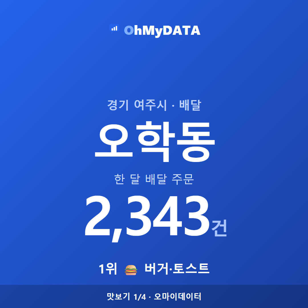 오학동 맛보기 1/4