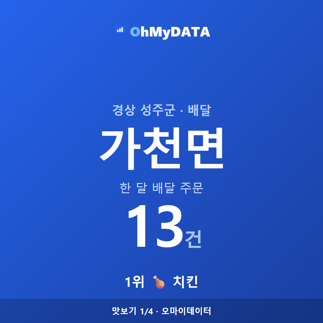 가천면 맛보기 1/4