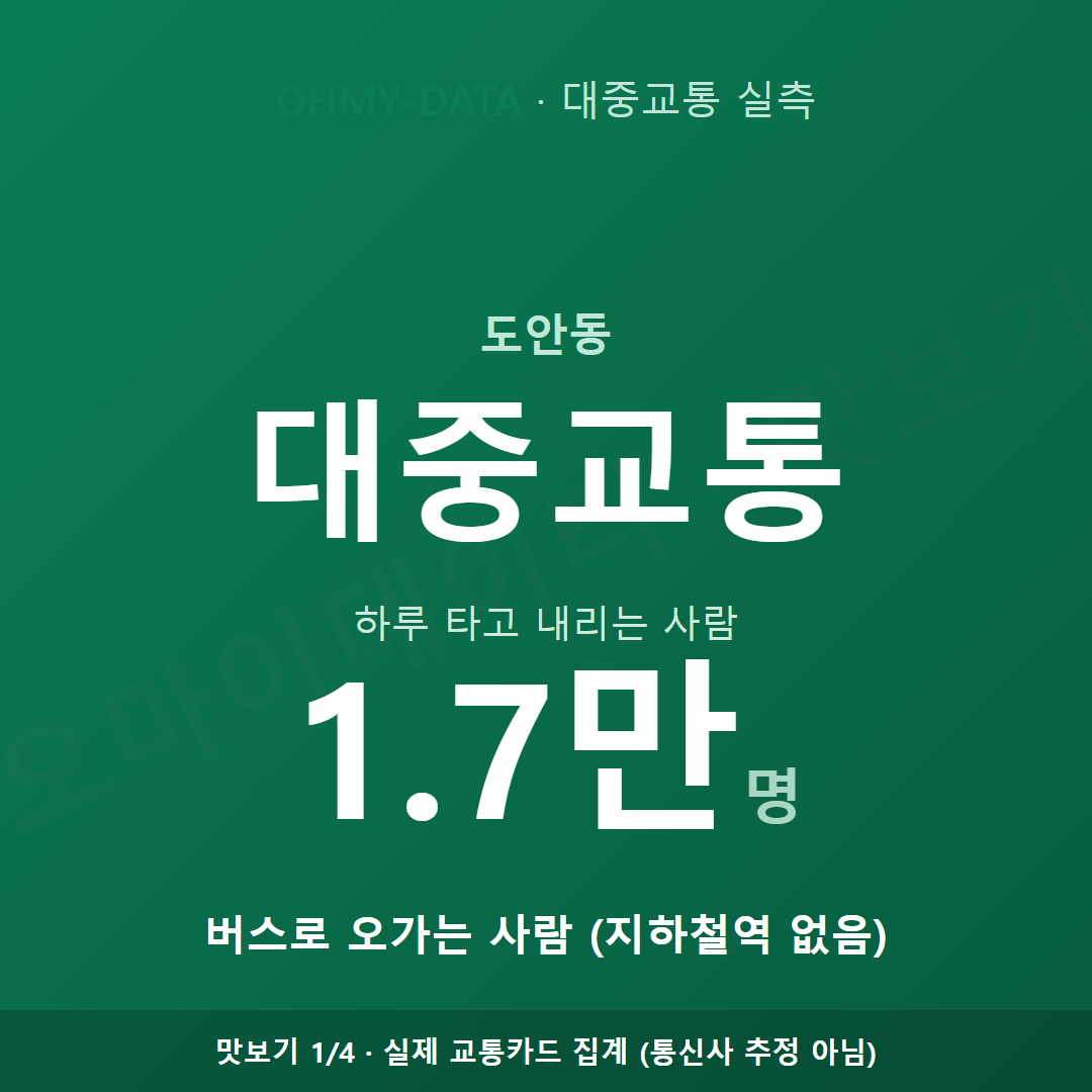 도안동 맛보기
