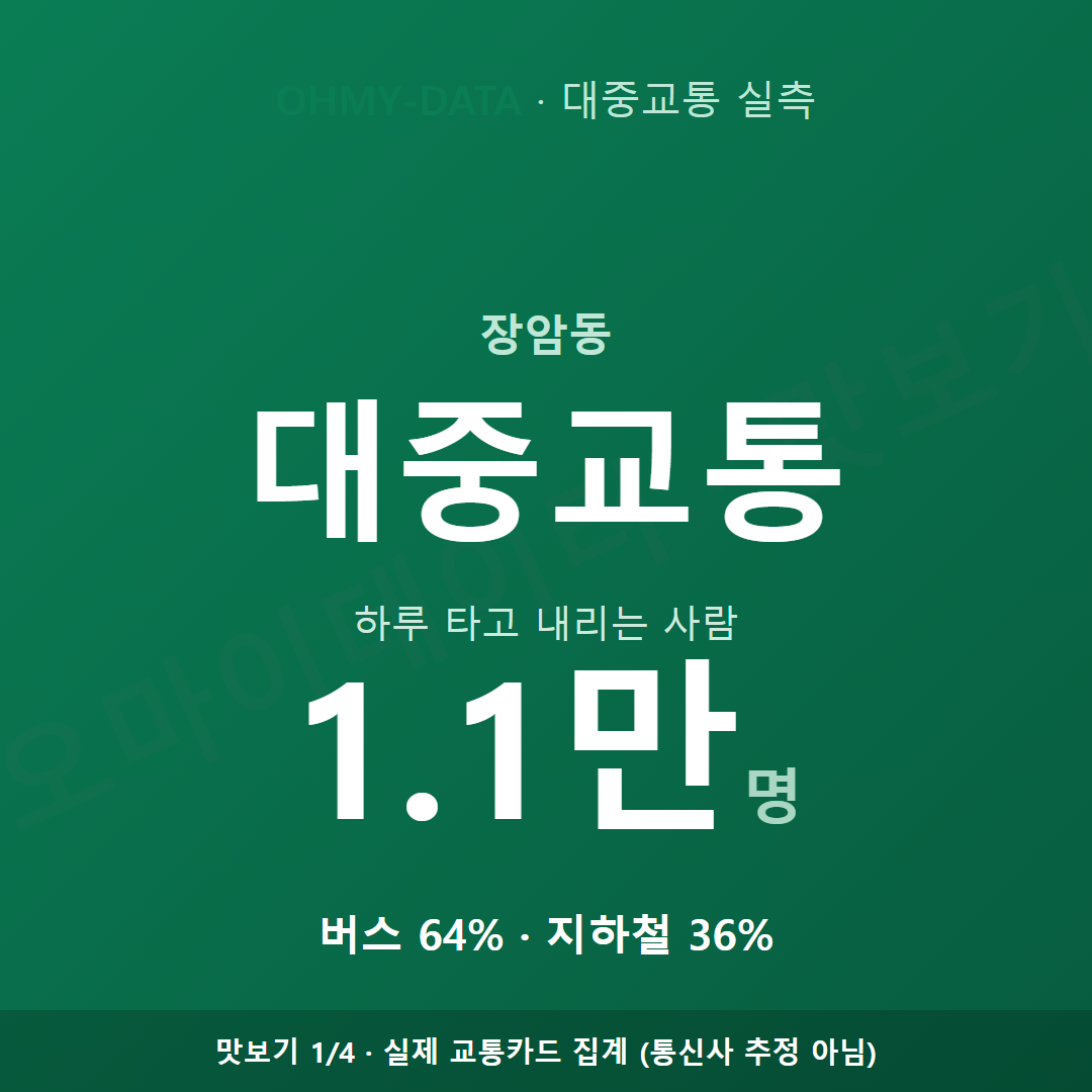 장암동 맛보기