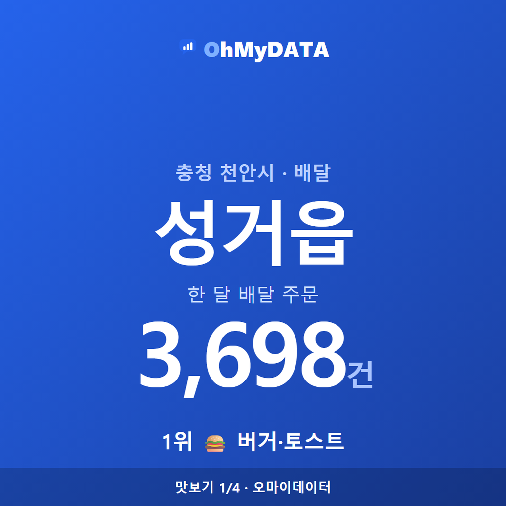 성거읍 맛보기 1/4