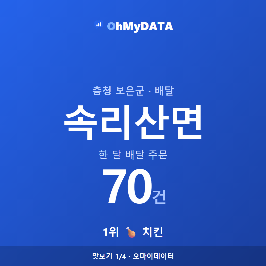 속리산면 맛보기 1/4