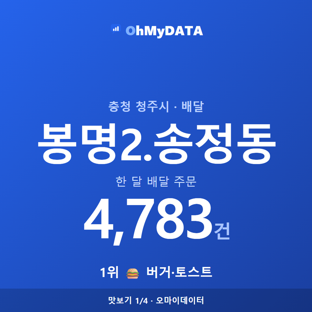 봉명2.송정동 맛보기 1/4