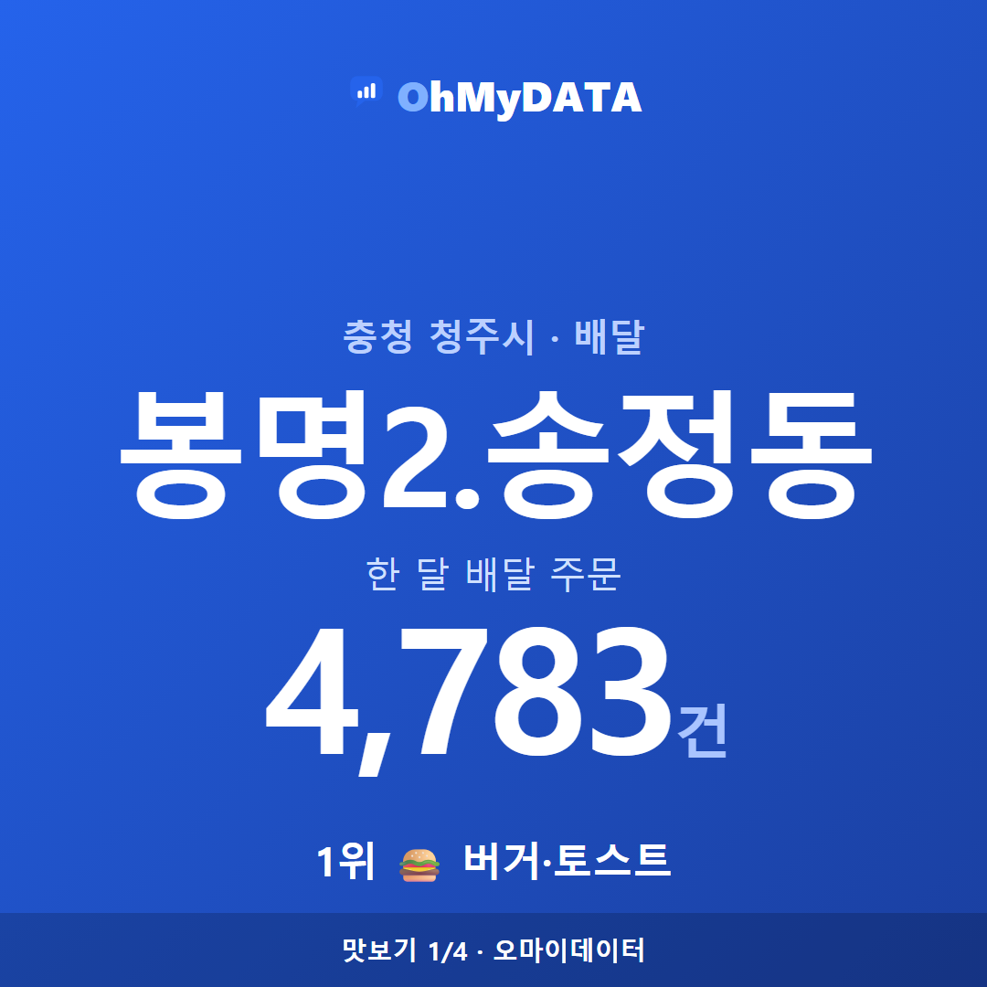 봉명2.송정동 맛보기 1/4