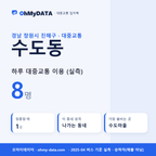 수도동 대중교통 입지팩 표지