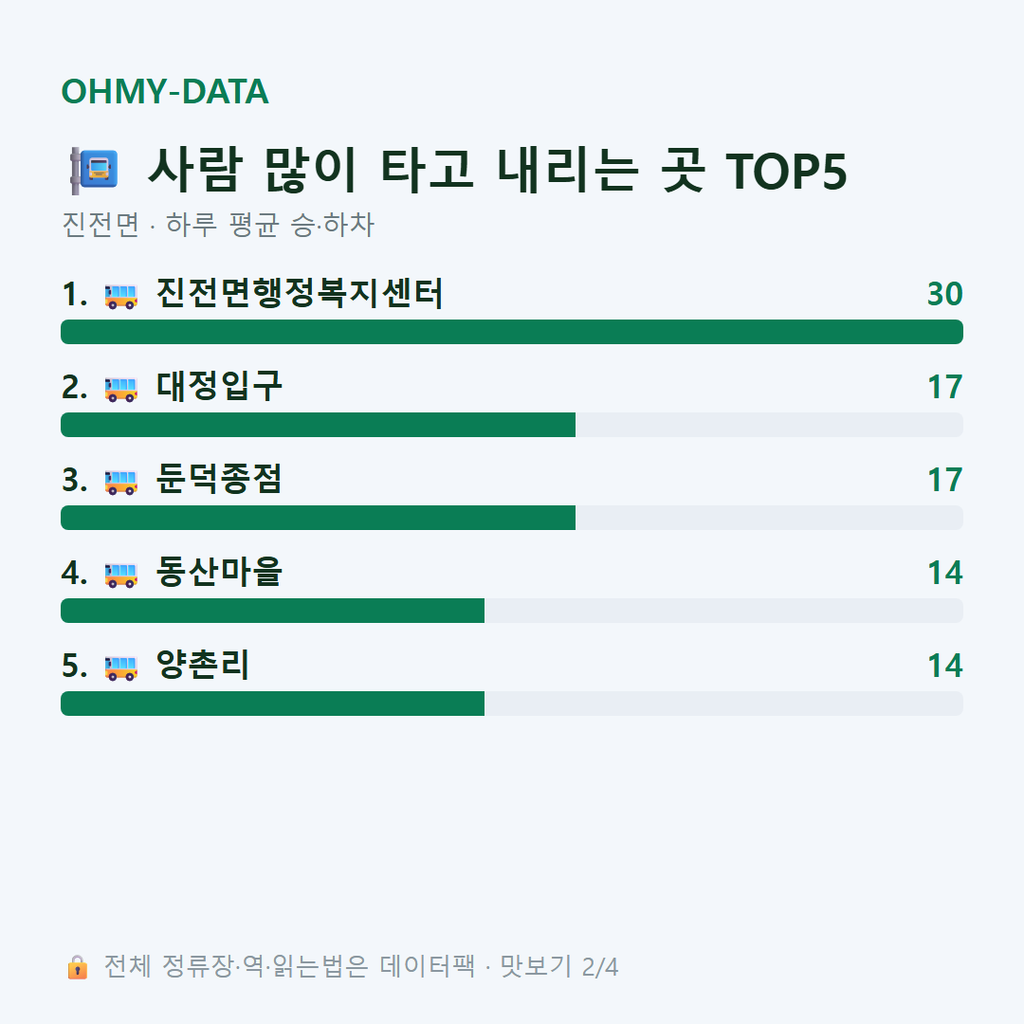 진전면 맛보기