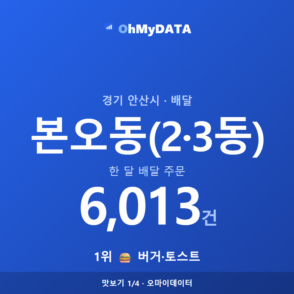 본오동(2·3동) 맛보기 1/4
