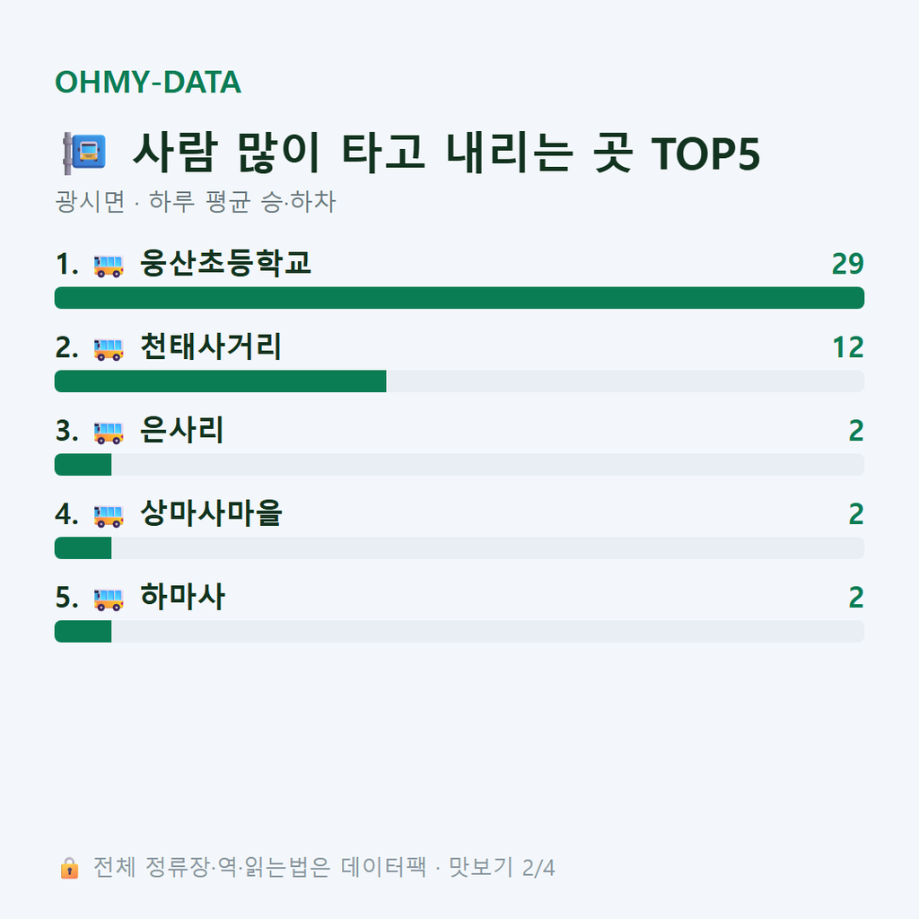 광시면 맛보기