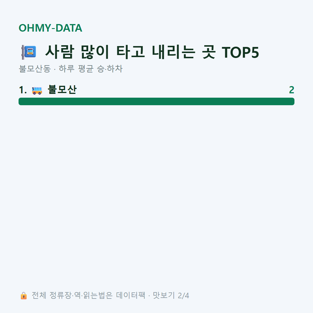 불모산동 맛보기