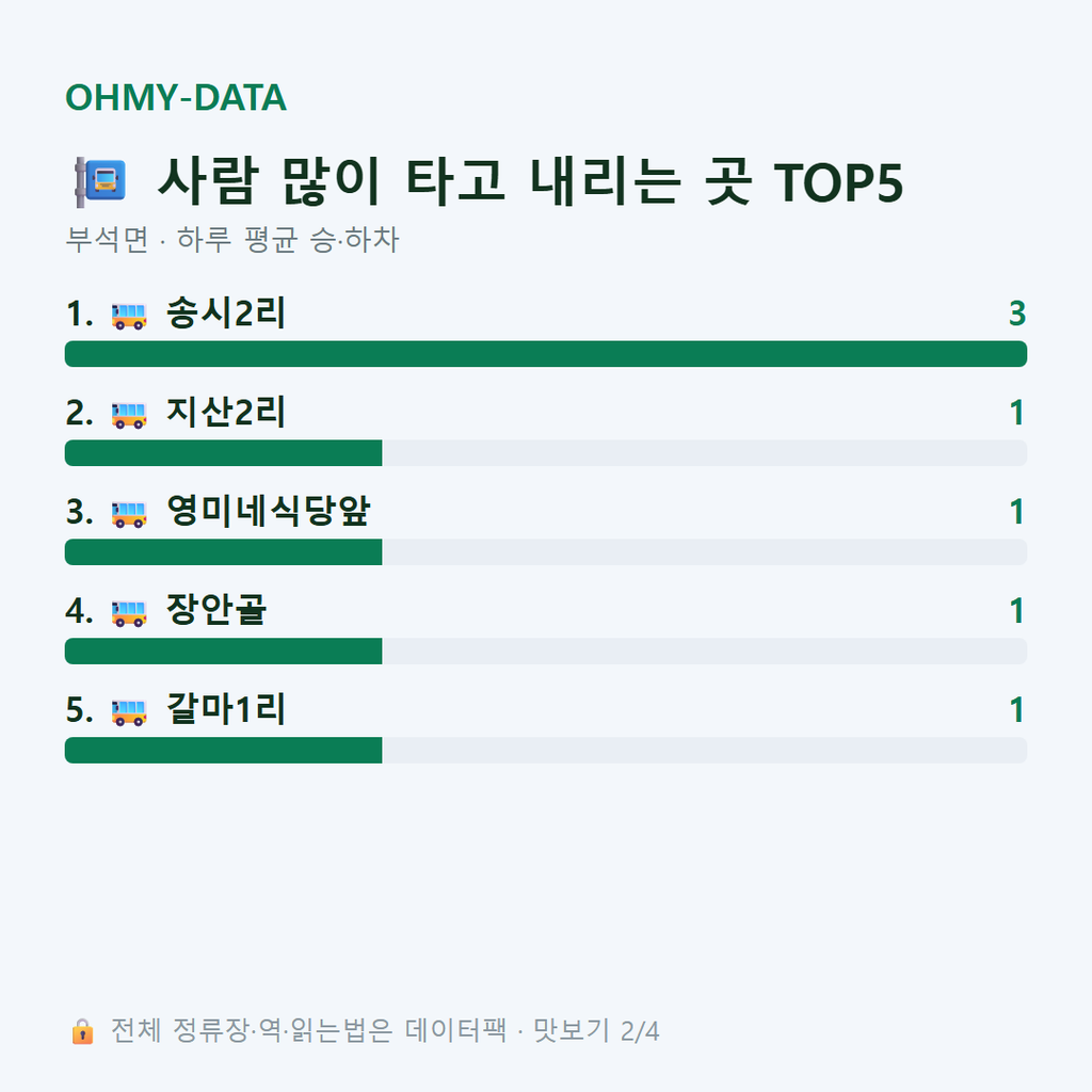 부석면 맛보기