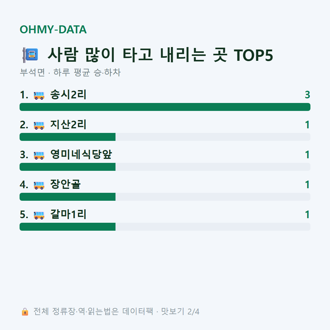 부석면 맛보기