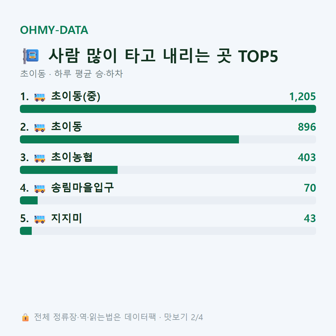 초이동 맛보기