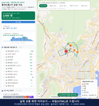 인터랙티브 지도 미리보기(실제 상품은 클릭형 HTML)