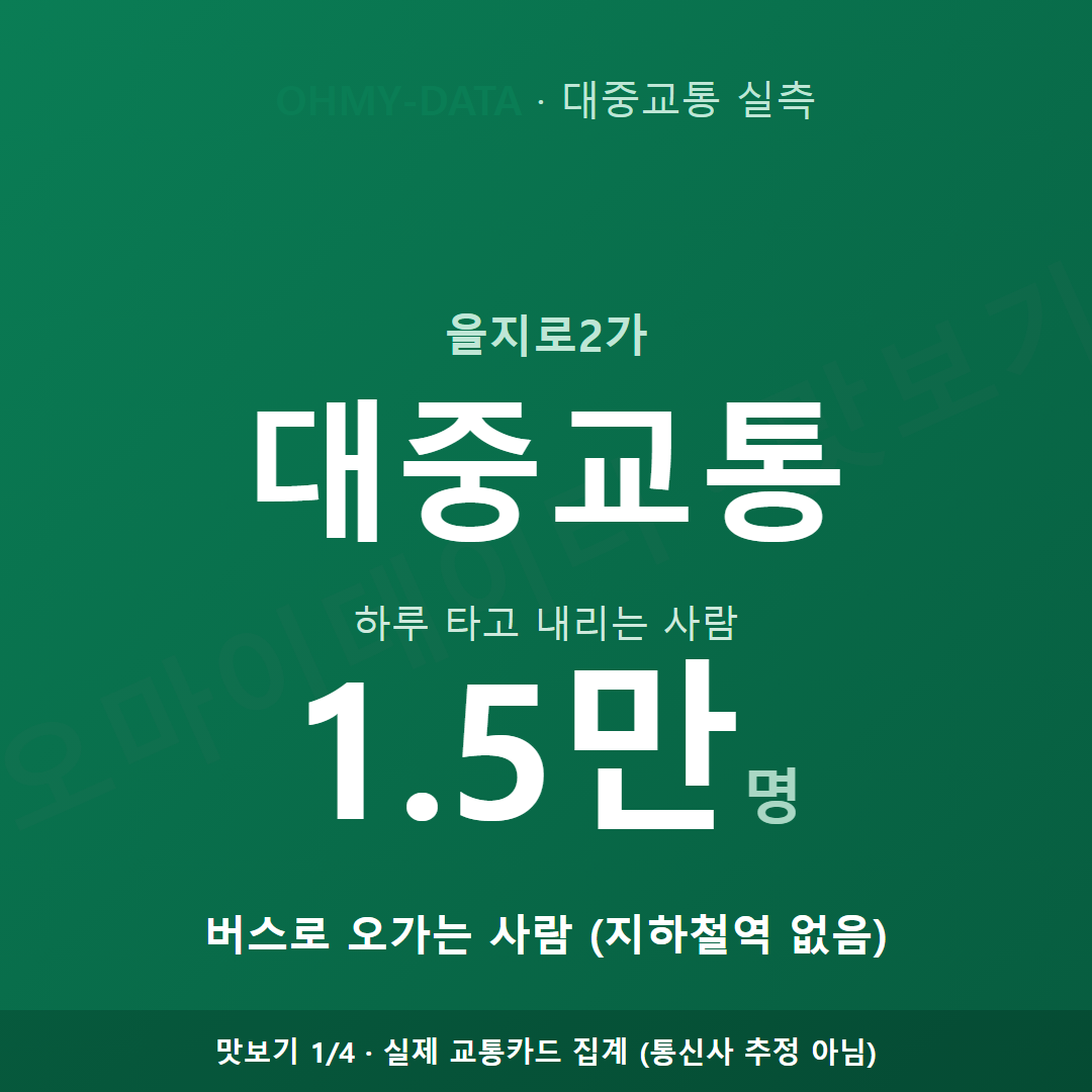 을지로2가 맛보기