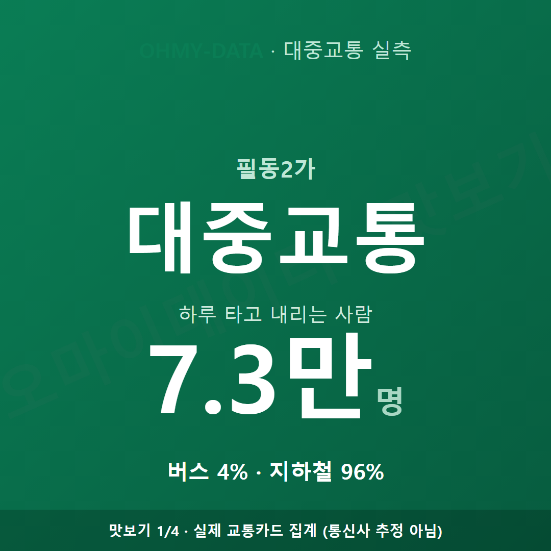 필동2가 맛보기