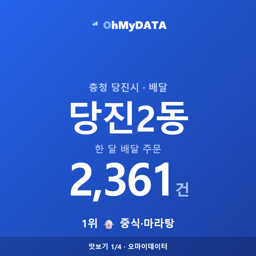 당진2동 맛보기 1/4
