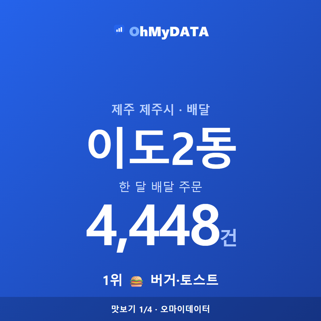 이도2동 맛보기 1/4