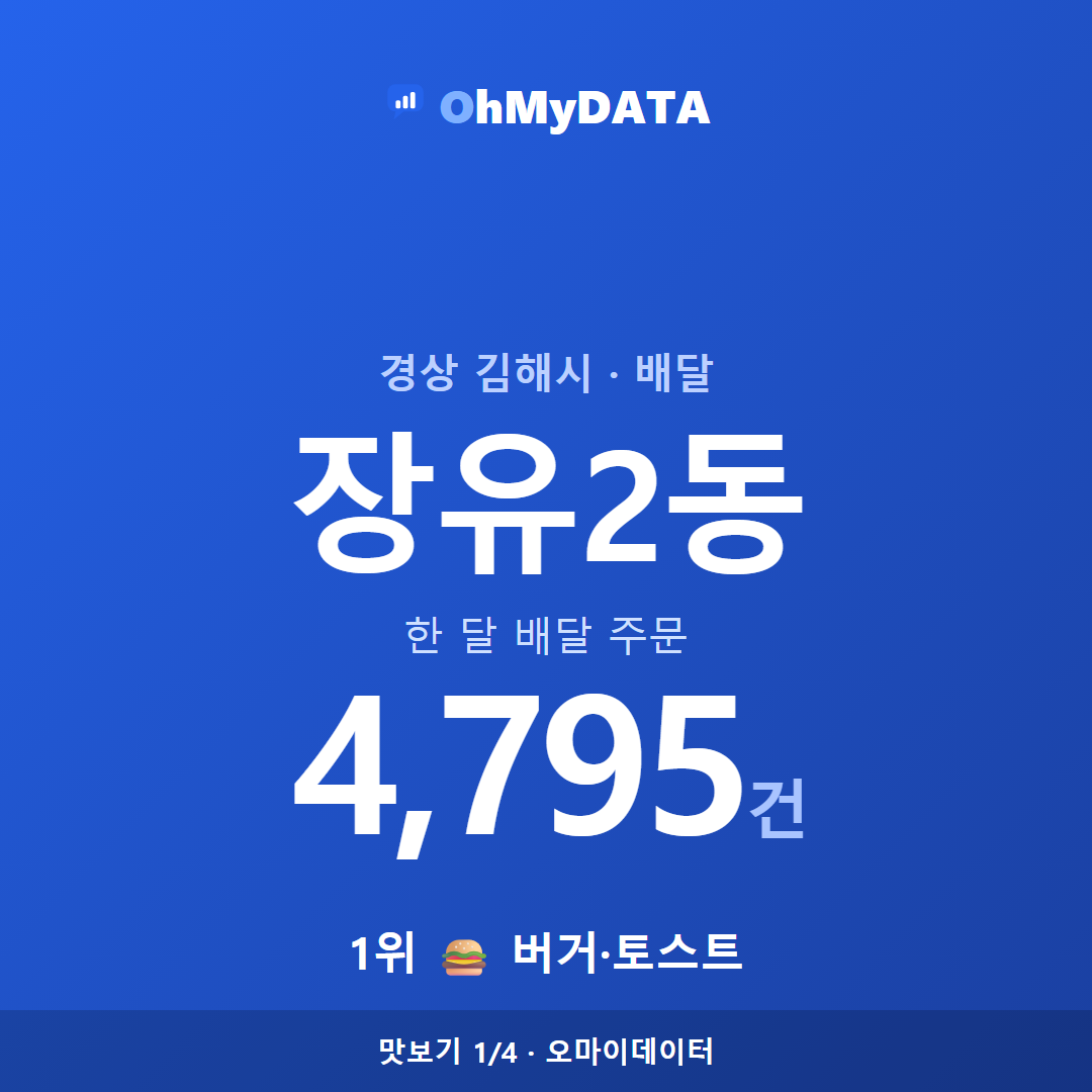 장유2동 맛보기 1/4