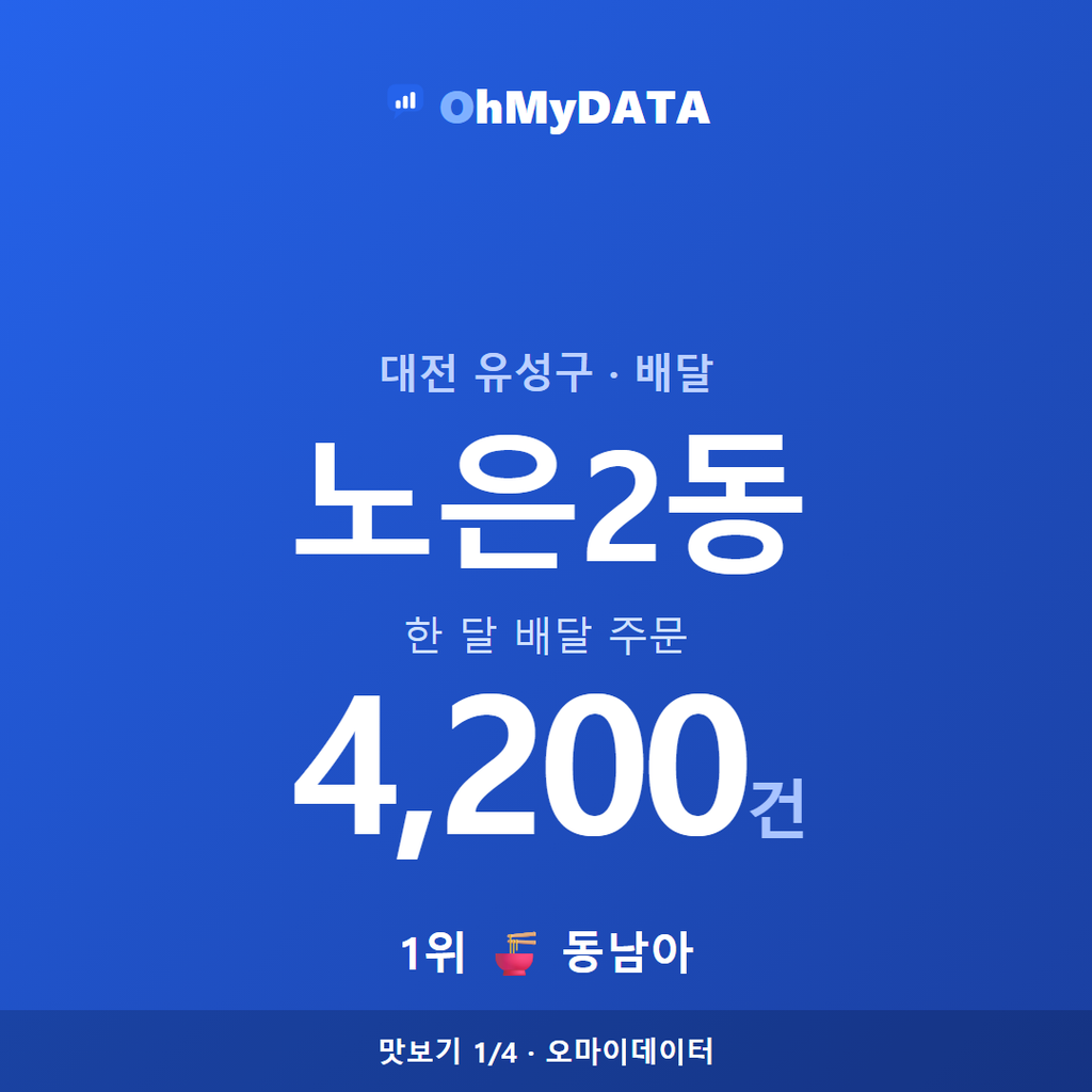 노은2동 맛보기 1/4