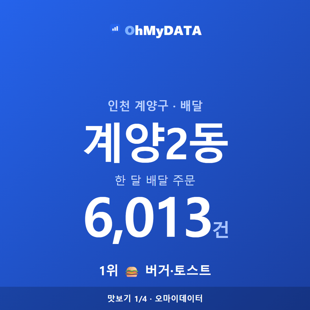 계양2동 맛보기 1/4