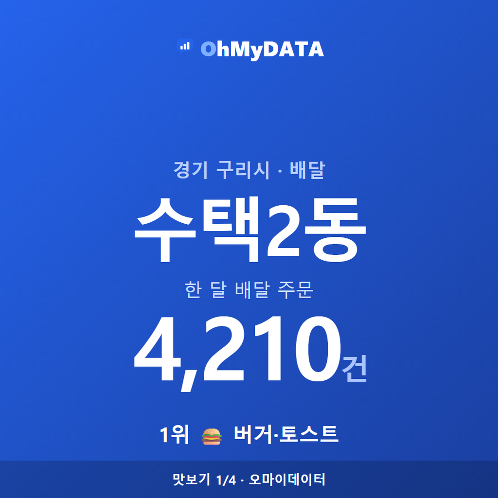 수택2동 맛보기 1/4