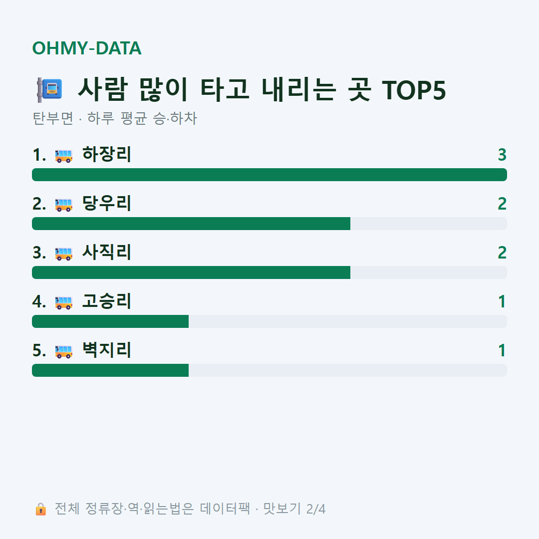 탄부면 맛보기