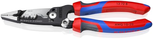 KNIPEX 단조 와이어 스트리퍼 10-20 AWG 6-32 8-32 나사 절단 1번 사진