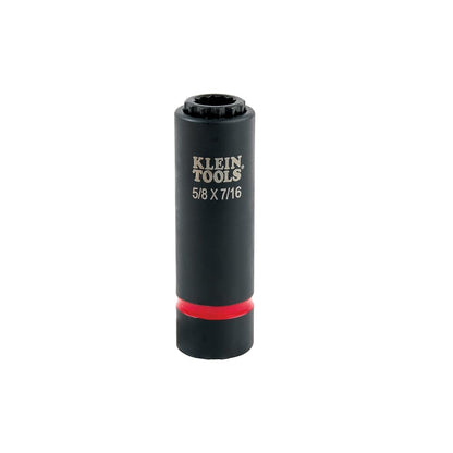 KLEIN TOOLS 2-in-1 SAE 임팩트 소켓 세트 6피스 12각 딥 소켓 12번 사진