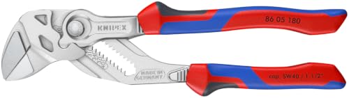 KNIPEX 플라이어 렌치 86 05 180 7-Inch 컴포트 그립 평행 턱 1-3/8인치 1번 사진