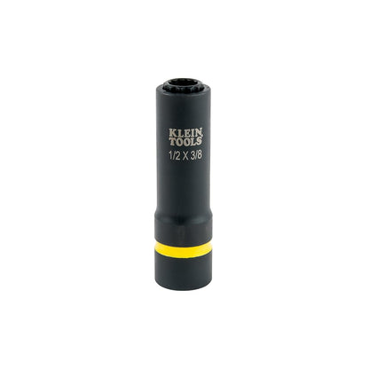 KLEIN TOOLS 2-in-1 SAE 임팩트 소켓 세트 6피스 12각 딥 소켓 9번 사진