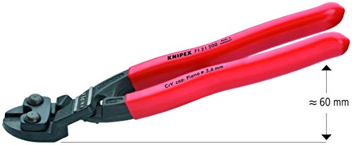 KNIPEX 앵글형 하이 레버리지 CoBolt 커터 71 21 200 200mm 4번 사진