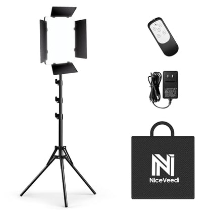 NiceVeedi 비디오 라이트 키트 13인치 삼각대 포함 1번 사진