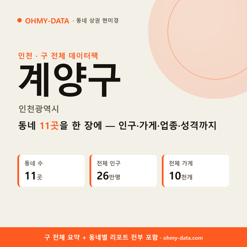 계양구 상권 데이터팩