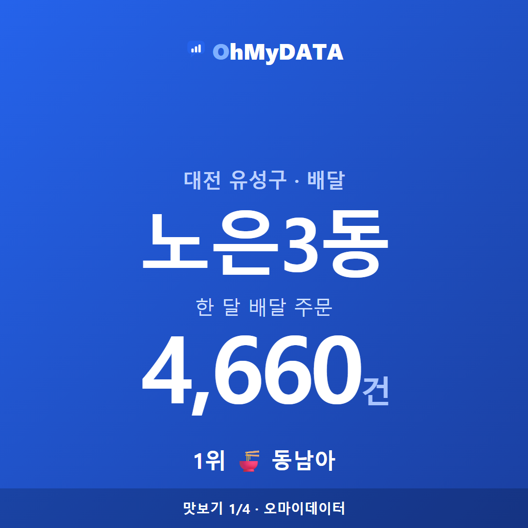 노은3동 맛보기 1/4