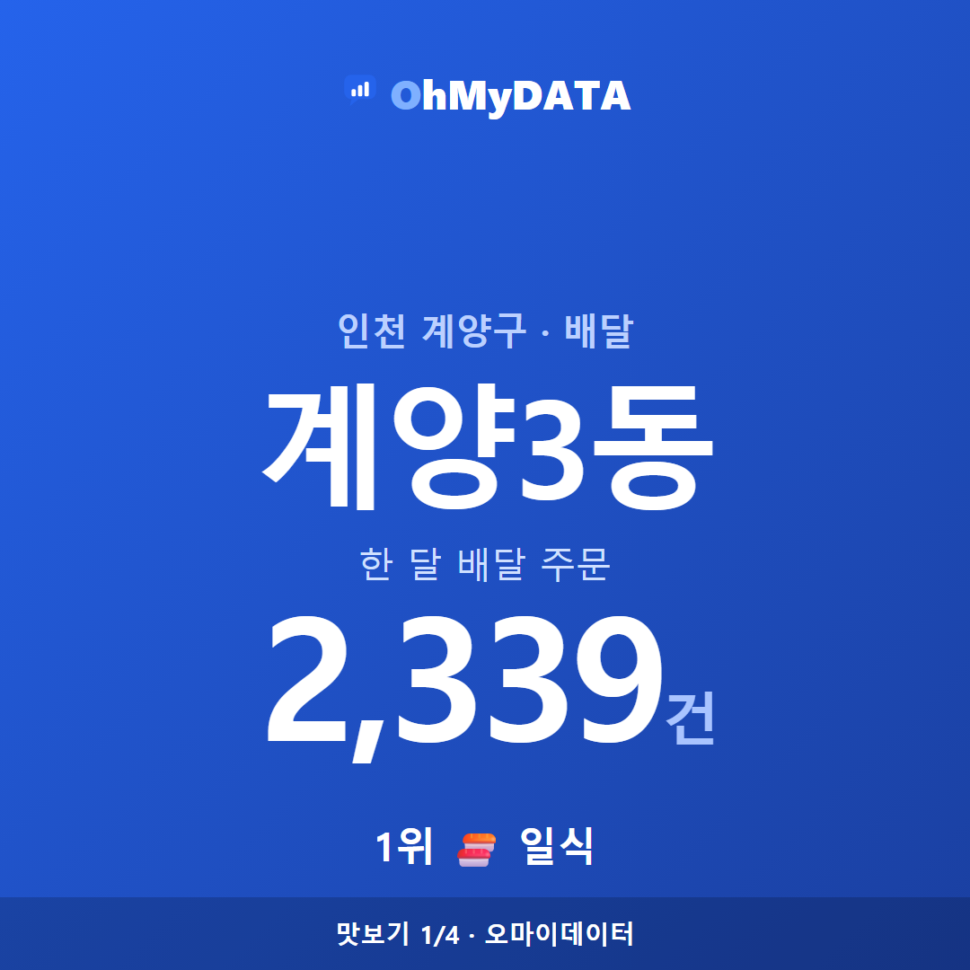 계양3동 맛보기 1/4