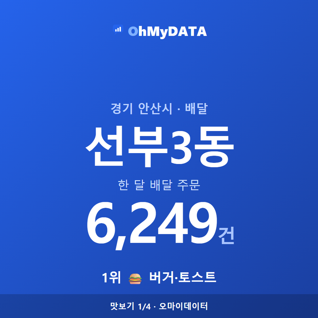 선부3동 맛보기 1/4