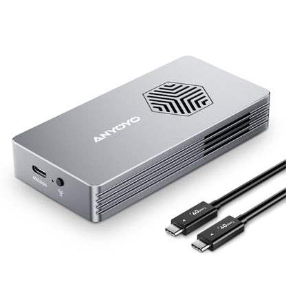 ANYOYO M.2 NVMe SSD 외장케이스 40Gbps 쿨링팬 JHL7440 4/3/USB4 10번 사진