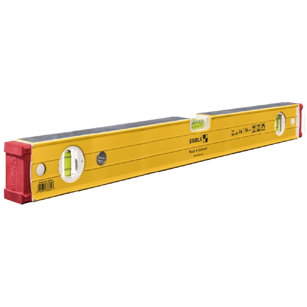 Stabila Type 96M 수평계 자석식 0.029° 정밀도 충격흡수 엔드캡 11번 사진