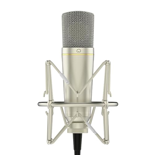 Melon Audio MA-67 스튜디오 콘덴서 마이크 34mm 골드 대형 다이어프램 1번 사진