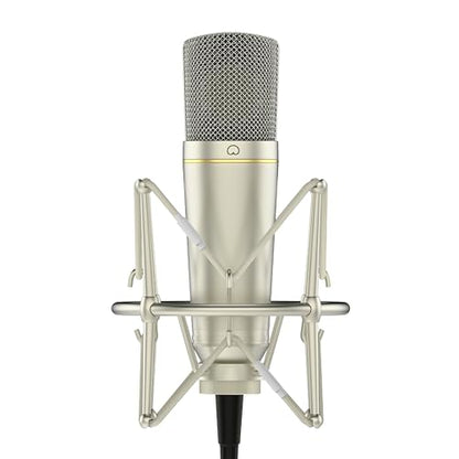 Melon Audio MA-67 스튜디오 콘덴서 마이크 34mm 골드 대형 다이어프램 1번 사진